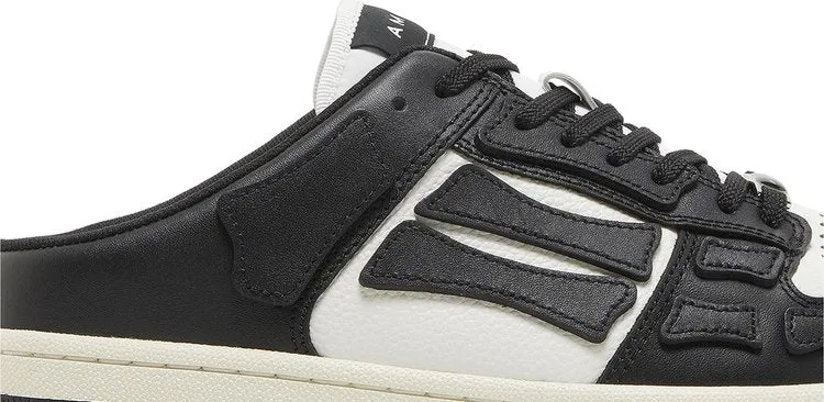 Amiri Skel Top Low Slip-On Black White Sneakers