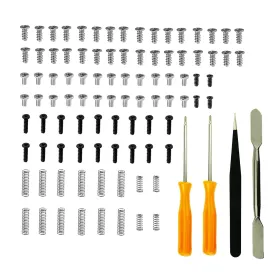 CTHTBZ 90PCS Cross Tri-Wing Screwdriver Kit, Repair Tweezer, Opening Tools, Full Set Left & Right Full Screw Set with Spring for Nintendo Switch NS OLED Joy Con Controller Replacement Screws