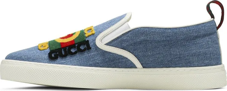Gucci Slip-On Dublin Blue Sneakers