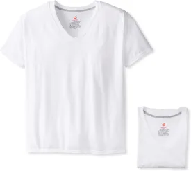 Hanes Ultimate Men's 4-Pack Comfortblend V-Neck with FreshIQ