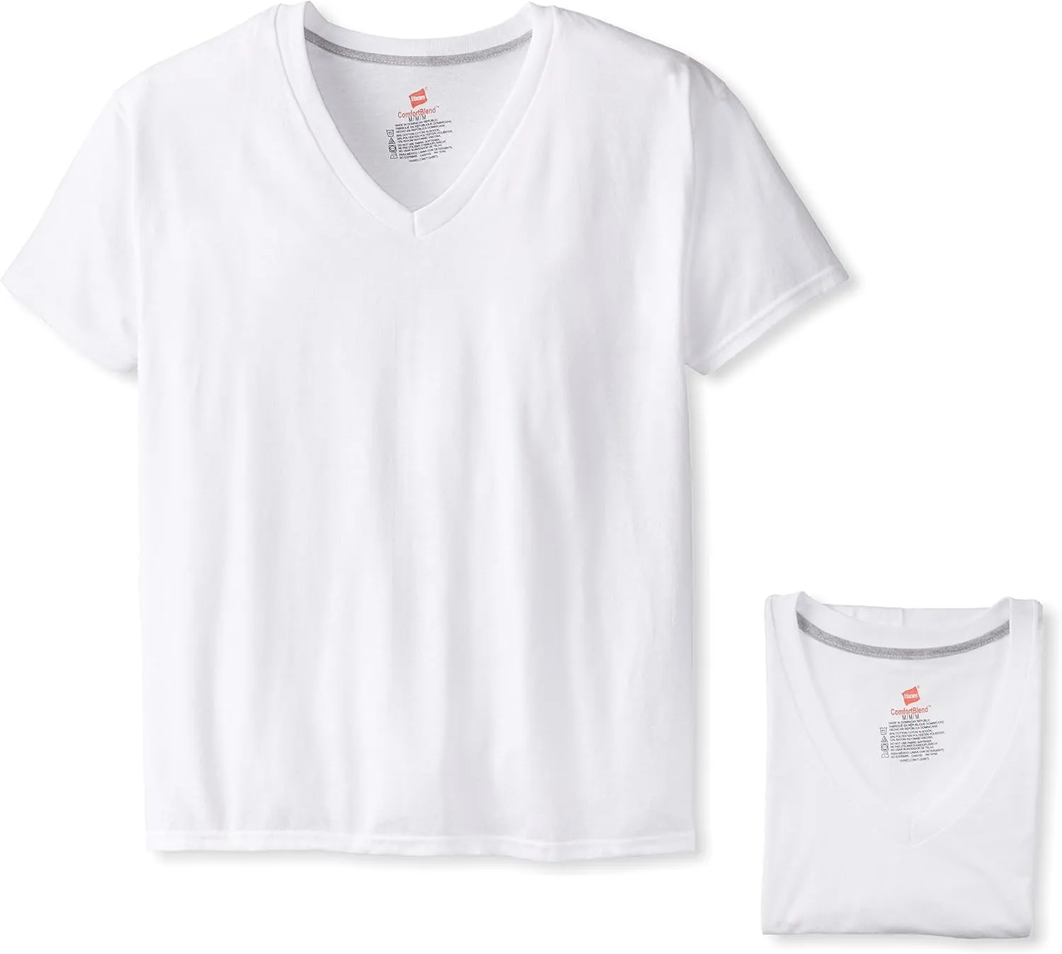 Hanes Ultimate Men's 4-Pack Comfortblend V-Neck with FreshIQ