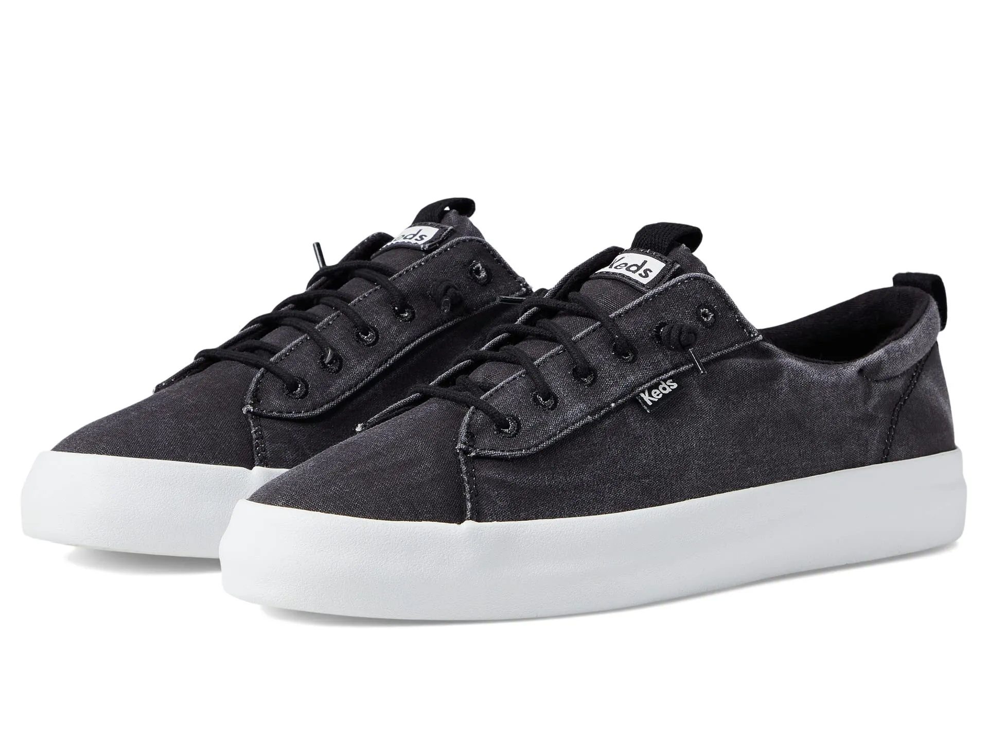 Keds Kickback Canvas Slip On Sneakers, black