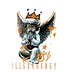 Nike Dunk Low "Reverse Curry" | Illcurrency White T-Shirt (Graffiti Angel)