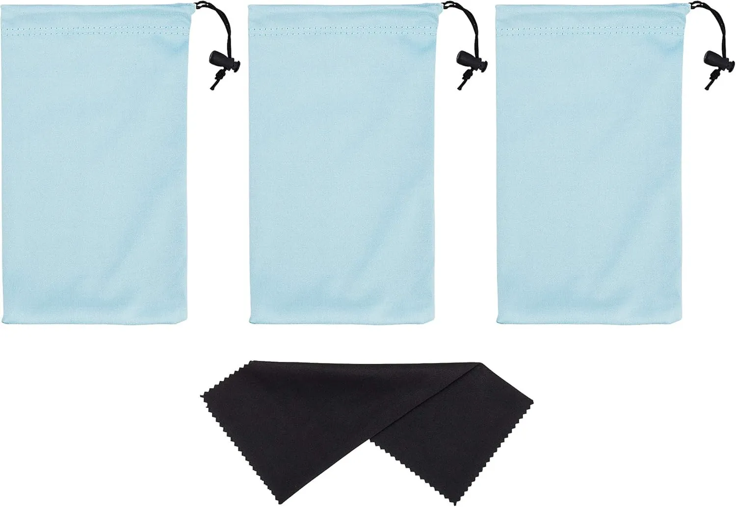 Premium Quality Microfiber Sunglasses Pouch With Spring Fastener