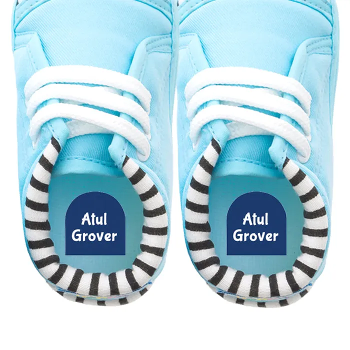 Shoe Labels Pack - Solid Blue
